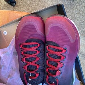 Under Armour Women's Red and Black Sneakers